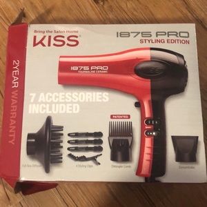 Kiss red blow dryer 1875 pro